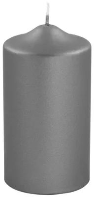 Produktbild von FINK Stumpenkerze Candle - grau - H. 15cm x B. 8cm x D. 8cm