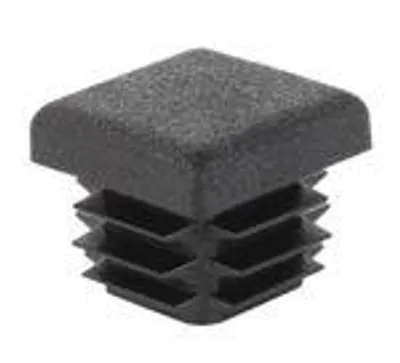 Immagine prodotto di Alberts 859015 Tappi di chiusura per tubi quadrati, plastica, nero, larghezza 20 mm, set da 16