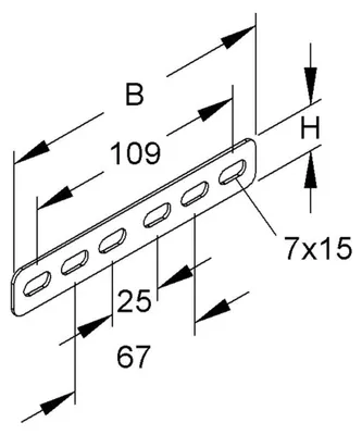 Produktbild von Niedax Längsverbinder RVV 35