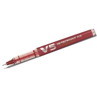Immagine prodotto di PILOT 442797 PILOT Rollerball V5 Hi-Tecpoint, ricaricabile, rosso