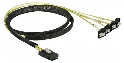 Obrázok produktu pre DeLOCK 85687, 1 m, 1 x Mini SAS SFF-8087, 4 x SATA 7 pin, Samec, Samec, Priamy