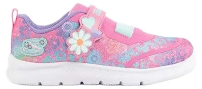 Obrázok produktu pre Dievčenské tenisky Skechers so zapínaním na suchý zips, ružové, veľkosť 21 EU