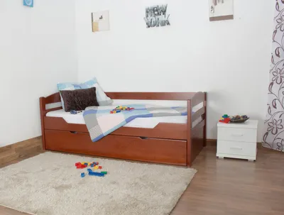 Produktbild von Buche Schubladenbett 90 x 200 cm Kirsche