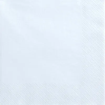 Produktbild von Servietten Papier 33x33cm 3-lagig 20 Stück Hellblau