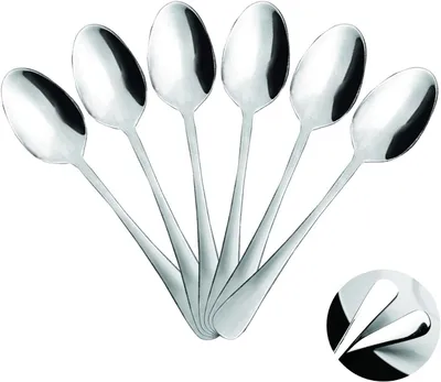 Produktbild von Suppenlöffel 6 Stück, Edelstahl, 20 x 4,2 cm, für Suppe