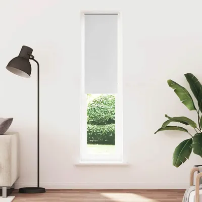 Image de vidaXL Store d'obscurcissement blanc 45x210cm Largeur de tissu 40,7 cm Polyester