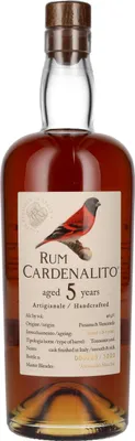 Produktbild von Rum Cardenalito 5 Years Old Handcrafted Rum 40,3% Vol. 0,7l