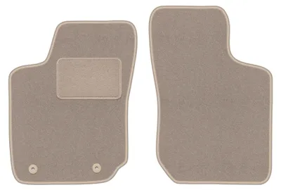 Obrázok produktu pre Predné velúrové koberce pre: Opel Corsa B 1993-2001 (hatchback) – 2 ks, béžové, na mieru – Wielganizator LUX