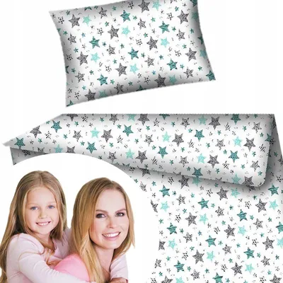 Produktbild von Designpremium Kinder Bettwäsche 90x120 cm Sterne