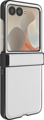 Produktbild von Avizar, Klapphülle Motorola Razr 60/50 5G Scharnierschutz, Weiß