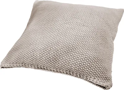 Produktbild von Hahn Haustextilien Kissenbezug Strickkissenhülle natur Größe 50x50 cm