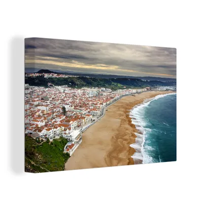 Zdjęcie produktu dla OneMillionCanvasses® - Obrazy na płótnie - 150x100 cm, Nazare, grafika ścienna, dekoracja ścienna