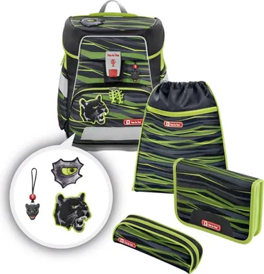 Obrázok produktu pre Step by Step Wild Cat, Peračník, Pencil pouch, Školská taška, športová taška, Chlapec, Druhý stupeň základnej školy, Batoh, 20 L, Predné vrecko, Postranné vrecko