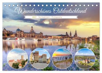 Produktbild von Wunderschönes Ostdeutschland (Tischkalender 2027 DIN A5 quer), CALVENDO Monatskalender