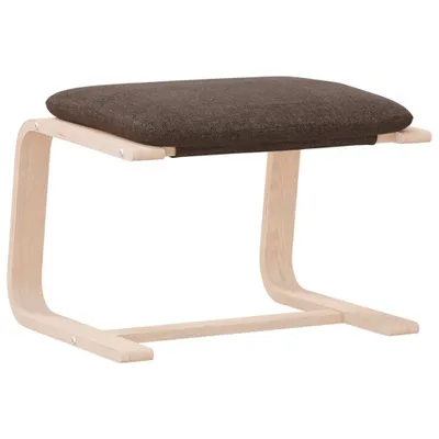 Immagine prodotto di vidaXL Sgabello in tessuto marrone scuro 51x41x40 cm