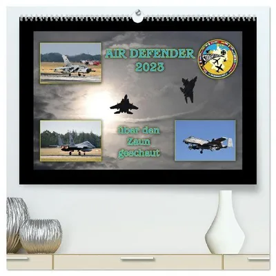 Produktbild von AIR DEFENDER 2023 - über den Zaun geschaut (hochwertiger Premium Wandkalender 2026 DIN A2 quer), Kunstdruck in Hochglanz