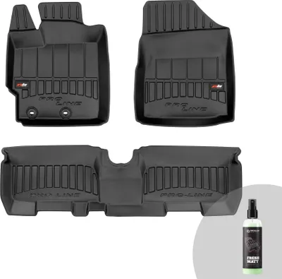 Produktbild von FROGUM ProLine 3D Gummimatten Exklusiven Auto Fußmatten Autofussmatten für Toyota Yaris II 2005-2011