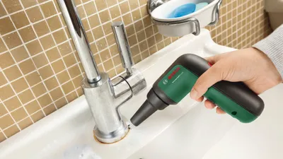 Produktbild von Elektrická čistiaca kefa Bosch 0 603 3E0 000 čierna lítium-iónová batéria BOSCH Farba výrobku: čierna, Typ napájania: batéria