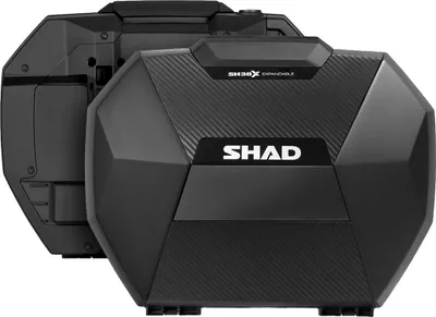 Immagine prodotto di Coppia valigie laterali espandibili SHAD SH38X carbon look 3P System