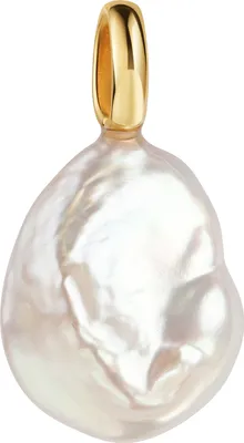 Produktbild von Anhänger Keshi-Perle Ketten-Anhänger 585 Gold für Damen