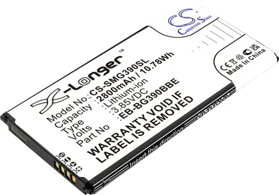 Produktbild von TECHTEK Akku Kompatibel mit [Samsung] Galaxy Xcover 4, Galaxy Xcover 4 2017 TD-LTE, Galaxy Xcover 4S, SM-G390, SM-G390F, SM-G390W, SM-G390Y Ersetzt E