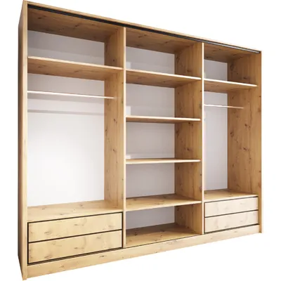 Produktbild von Offener Kleiderschrank MERV K8 270 eiche artisan