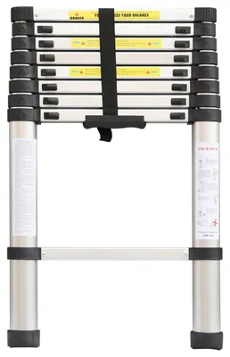 Productafbeelding van Aluminium Telescopische Ladder Uitschuifbaar tot 2m