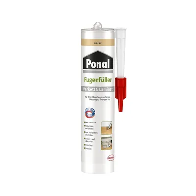 Produktbild von Ponal Fugenfüller Parkett & Laminat, Kartusche, Buche, 1x280ml