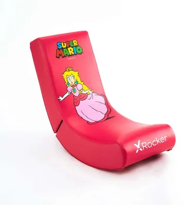 Produktbild von X Rocker Video Rocker - Peach, Konsolen-Gamingstuhl, Universal, Pink, Rot, Kunstleder, Pink, Rot, Kunstleder