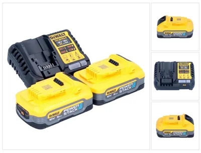 Image de DEWALT Akku-Kit (2x 18V/5Ah PS plus DCB1104)