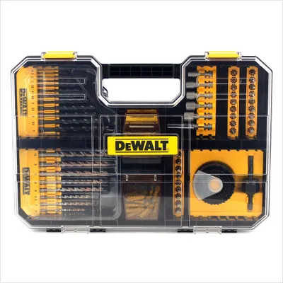 Obrázek produktu pro DeWALT DT71569-QZ, Vrtačka, Sada vrtáků, Zdivo, Kov, Masonry Drill Bits:4mm,5mm,5.5mm,6mm,8mm,10mm Metal Drill...