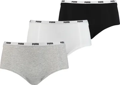 Produktbild von PUMA MINI SHORT 3P PACK - white / grey / black (015) - XL
