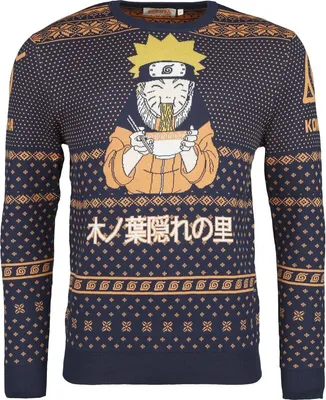 Obrázek produktu pro Naruto Vánoční svetr pro muže Ichiraku Ramen Shop vícebarevný S