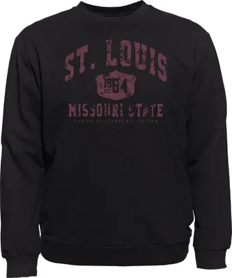 Produktbild von Übergrößen Sweatshirt AHORN SPORTSWEAR St. Louis weinrot Schwarz 4XL