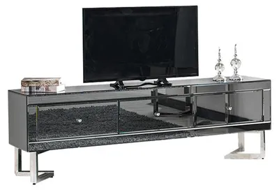 Produktbild von Sideboard RTV Lowboard TV Ständer Grau Tisch Wohnzimmer Kommode Design