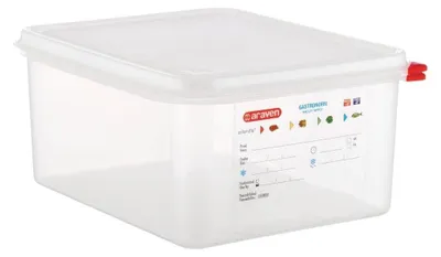 Vorratsbehälter 10 l, spülmaschinengeeignet, 4er Pack, rechteckig, Kunststoff