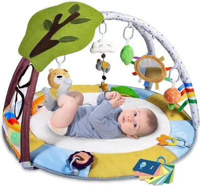 Produktbild von Famanu Spieldecke mit Spielbogen und 2 Wechselbezügen - Baumdesign