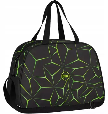 Produktbild von Starpak Sporttasche Jungen Schwarz Geometrisch 3D
