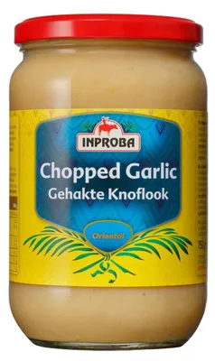 Immagine prodotto di Aglio Tritato Inproba 750 g – Fresco, aromatico, ideale per cucinare