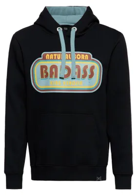 Produktbild von King Kerosin Kapuzenpullover Herren Badass Hoodie schwarz XXL
