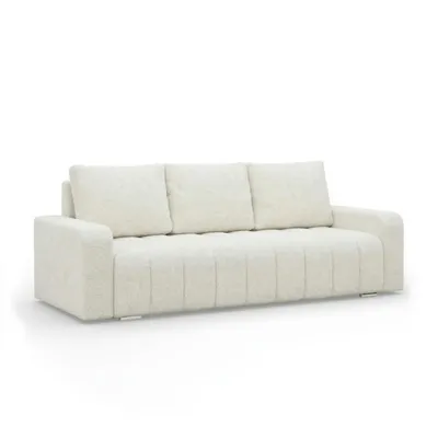 Produktbild von ABRIELLE - Sofa mit Schlaffunktion, Bettkastem, Komfort und Still, cremefarben