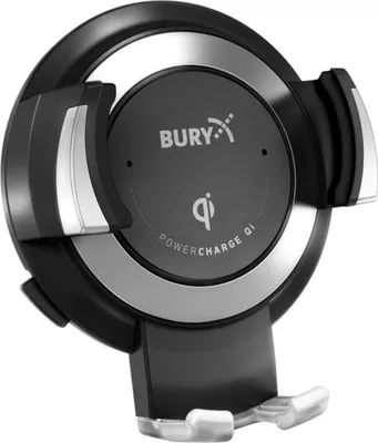 Produktbild von Bury PowerCharge Qi 5 Watt - uniwersalny uchwyt do smartfonów z