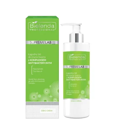 Zdjęcie produktu dla Bielenda Supremelab Łagodny Żel Do Mycia Twarzy Kompleksem Antybakteryjnym