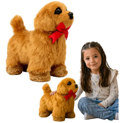 Productafbeelding van Interactieve, op afstand bestuurbare hond beweegt blaft bruin