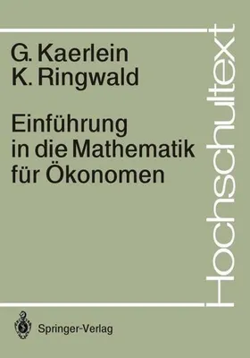 Immagine prodotto di Einführung in die Mathematik für Ökonomen