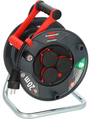 Produktbild von Brennenstuhl Garant V2 IP44 Kabeltrommel 20m outdoor ( Germany, 3 Schutzkontakt-Steckdosen, Spezialkunststoff)