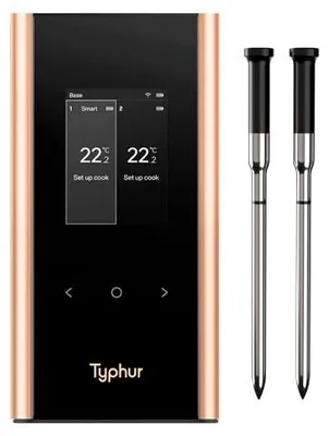 Produktbild von Typhur Grillthermometer Sync Gold Dual SUB 1GHZ Art.Nr. 610130