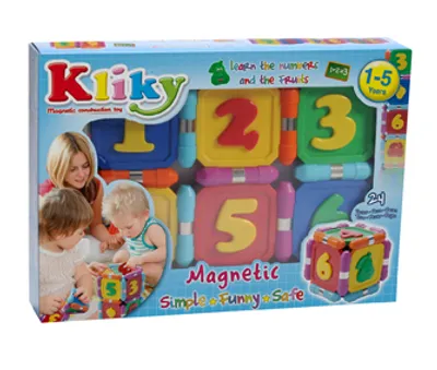 Produktbild von HCM Kinzel Plastwood 15118 - Kliky Numbers, Magnet-Konstruktionsspielzeug