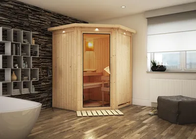 Image de Sauna Karibu Larin (entrée d'angle)