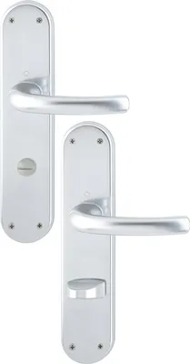 Produktbild von Renovationsgarnitur Tôkyô 1710/3334 Alu.F1 SK/OL 4-KT.8mm Entf.78mm HOPPE